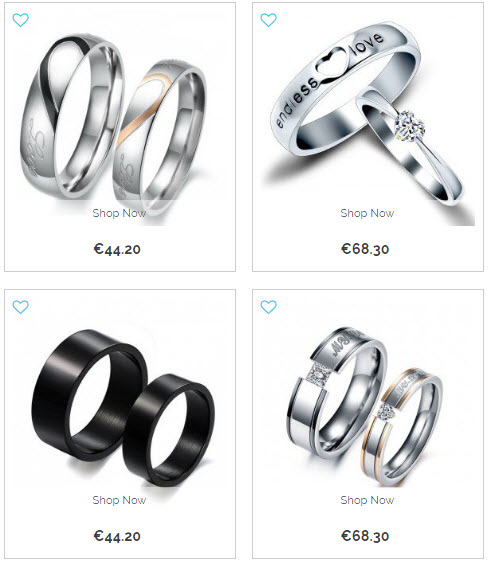Bague couple chez Jeulia