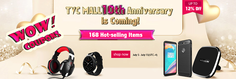 La promotion du 10e anniversaire de TVC-Mall